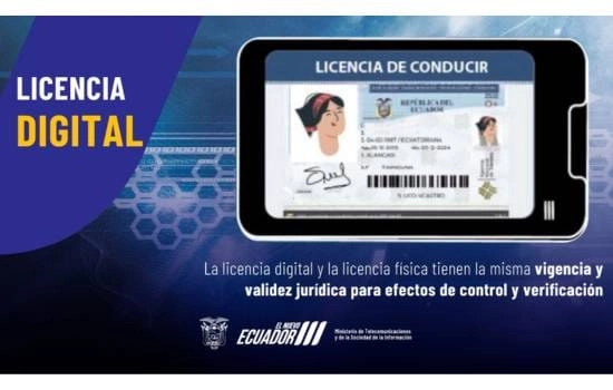 ¿Cómo obtener la licencia de conducir digital en Ecuador?